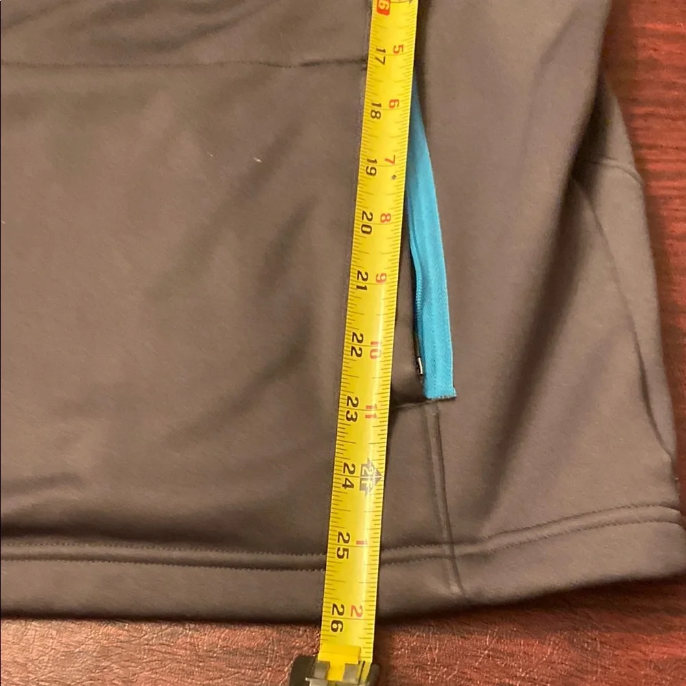 Under Armour Charcoal Hoodie with Aqua Details - Picture 7 of 13